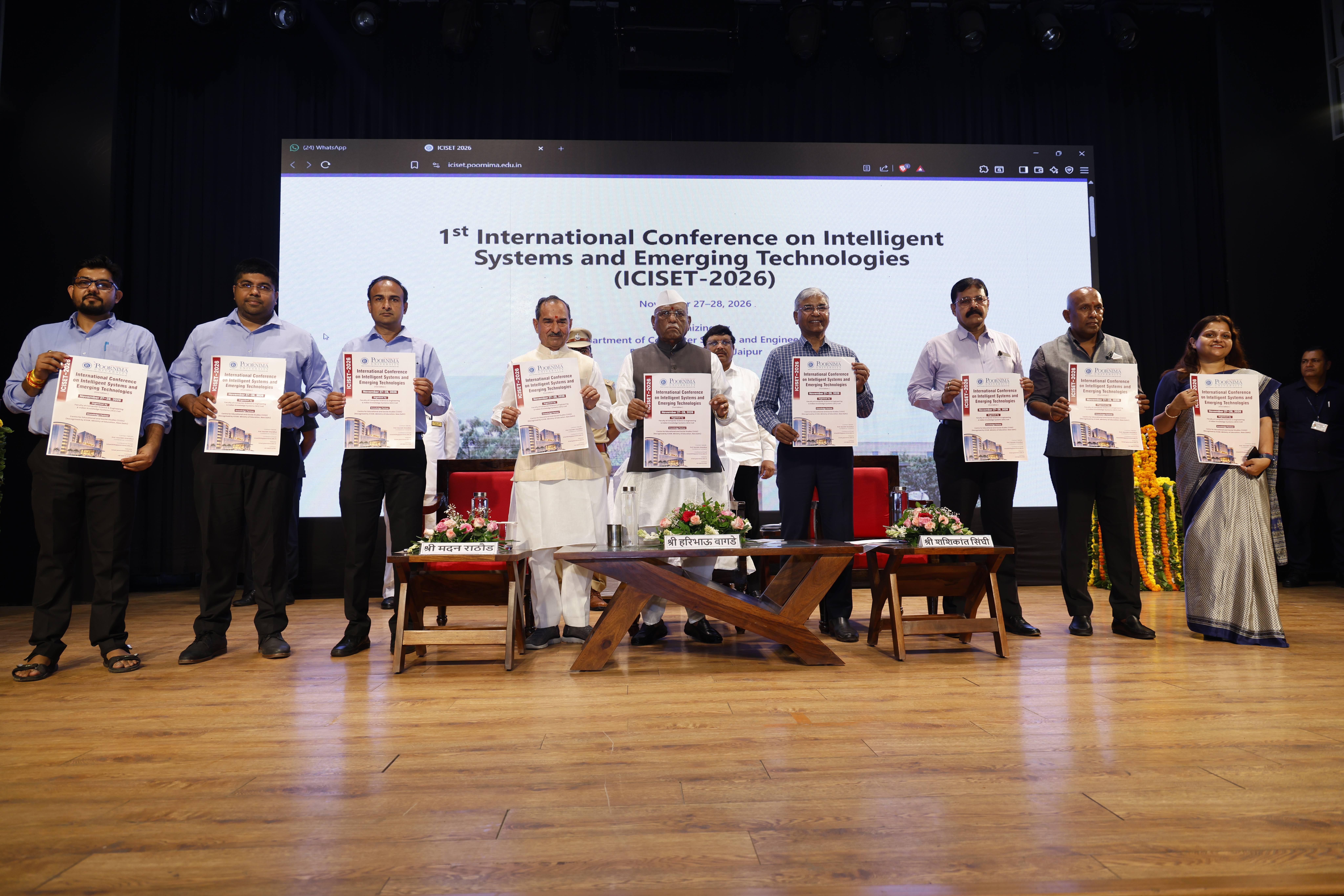 Poornima University conference venue